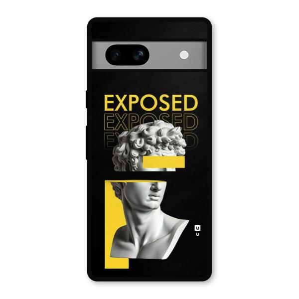 Exposed Sculpture Metal Back Case for Google Pixel 7a