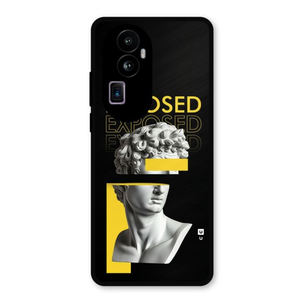 Exposed Sculpture Metal Back Case for Oppo Reno10 Pro Plus