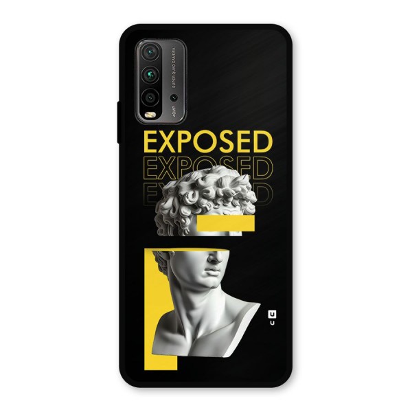 Exposed Sculpture Metal Back Case for Redmi 9 Power