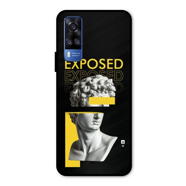 Exposed Sculpture Metal Back Case for Vivo Y31