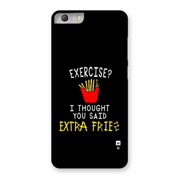 Extra Fries Back Case for Canvas Knight 2