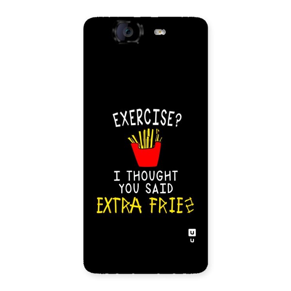 Extra Fries Back Case for Canvas Knight A350