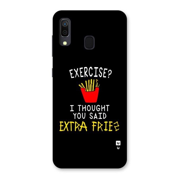 Extra Fries Back Case for Galaxy A20