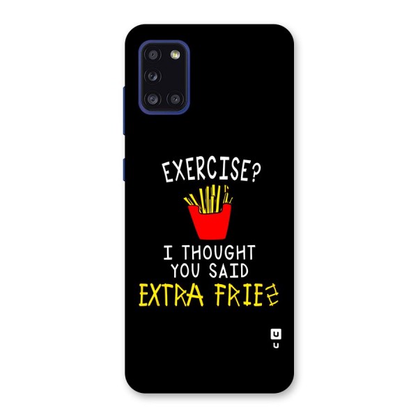 Extra Fries Back Case for Galaxy A31