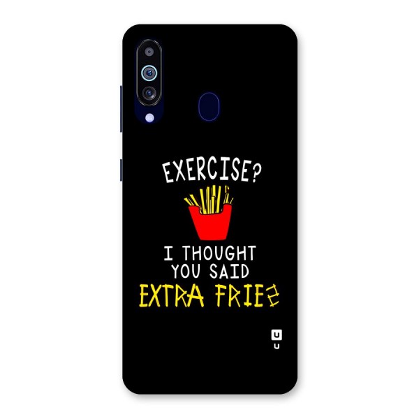 Extra Fries Back Case for Galaxy A60