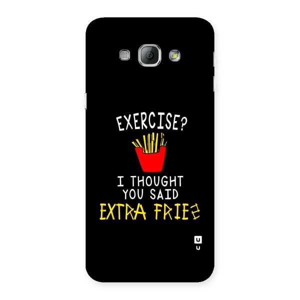 Extra Fries Back Case for Galaxy A8