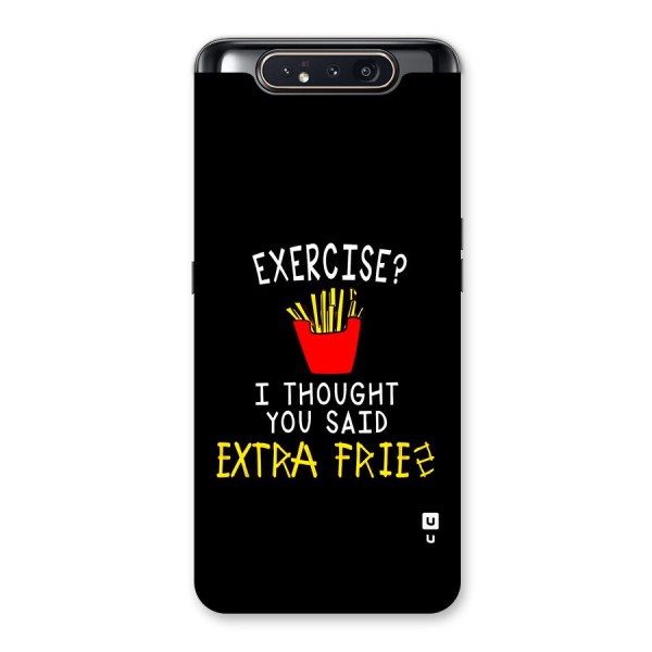 Extra Fries Back Case for Galaxy A80