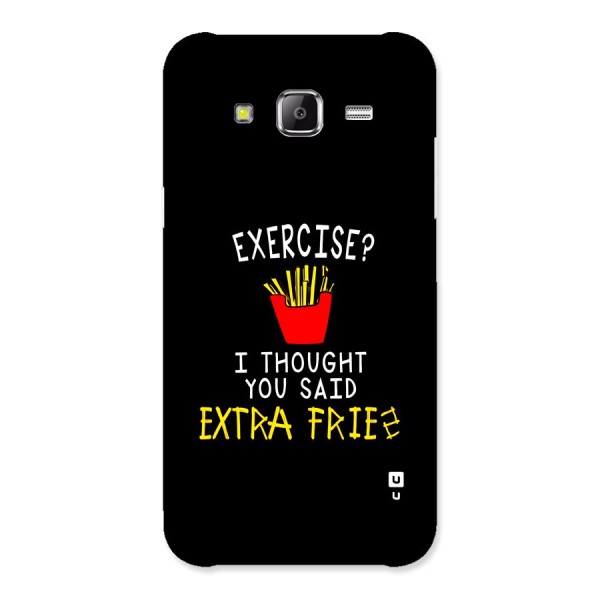 Extra Fries Back Case for Galaxy J5