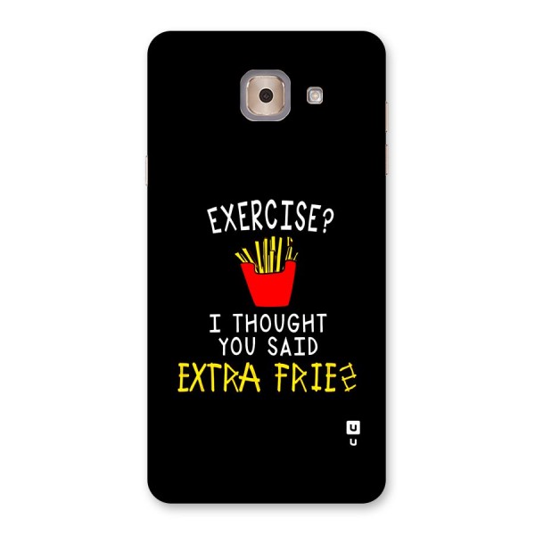 Extra Fries Back Case for Galaxy J7 Max