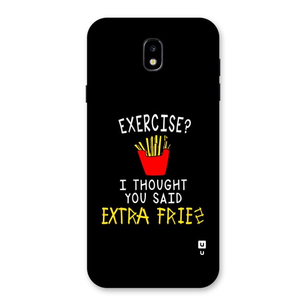 Extra Fries Back Case for Galaxy J7 Pro