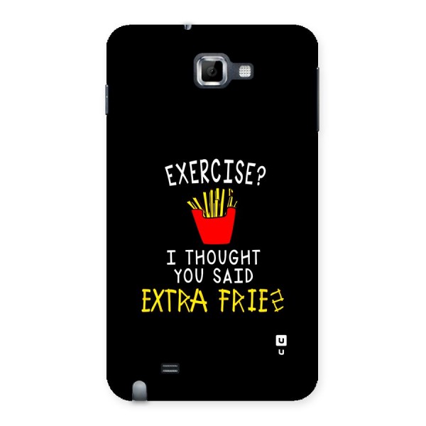 Extra Fries Back Case for Galaxy Note