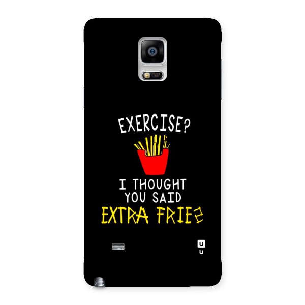 Extra Fries Back Case for Galaxy Note 4