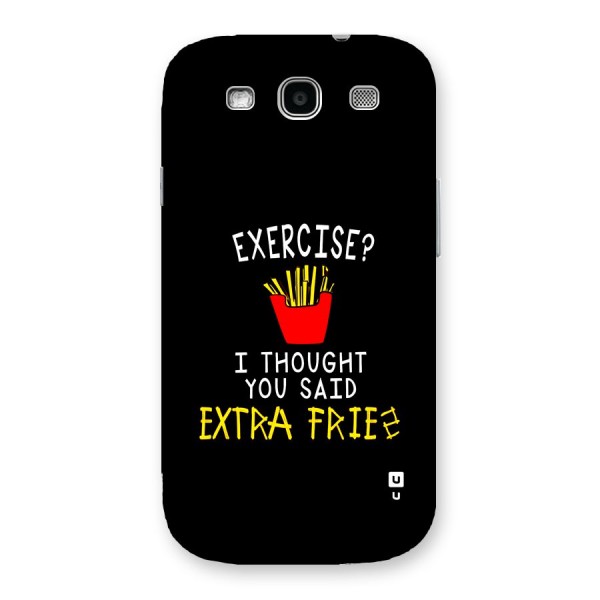 Extra Fries Back Case for Galaxy S3