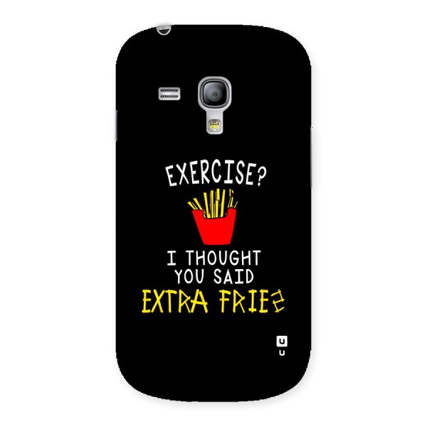 Extra Fries Back Case for Galaxy S3 Mini