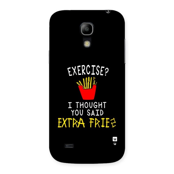 Extra Fries Back Case for Galaxy S4 Mini