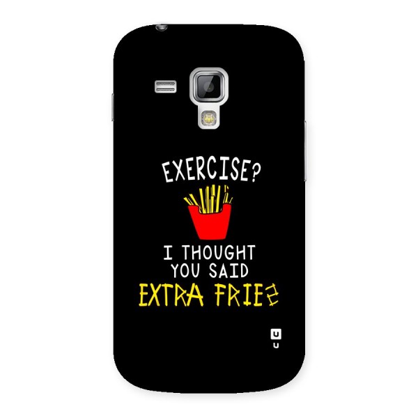 Extra Fries Back Case for Galaxy S Duos