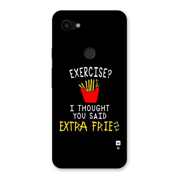 Extra Fries Back Case for Google Pixel 3a XL