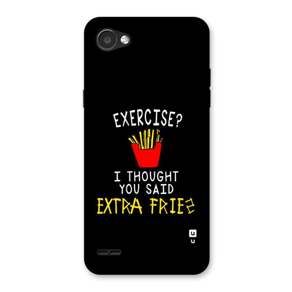 Extra Fries Back Case for LG Q6