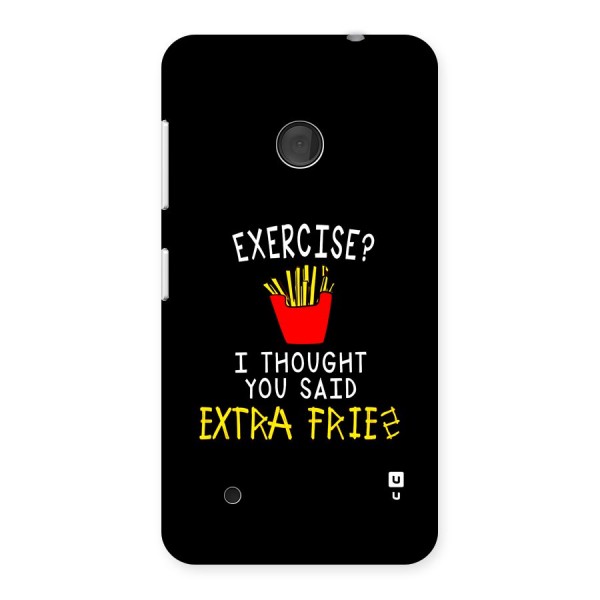 Extra Fries Back Case for Lumia 530