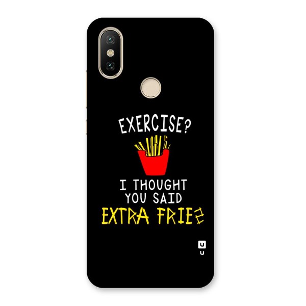 Extra Fries Back Case for Mi A2