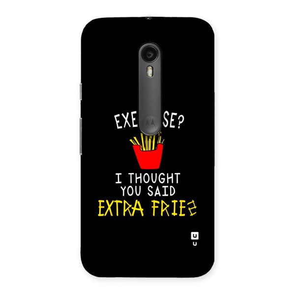 Extra Fries Back Case for Moto G3