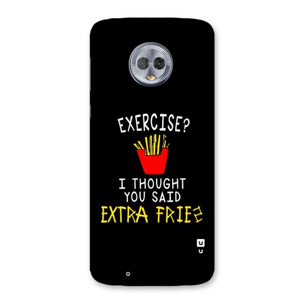 Extra Fries Back Case for Moto G6