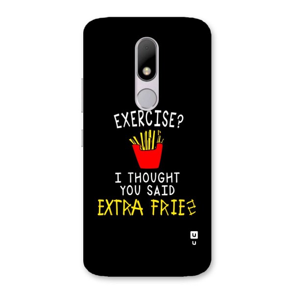 Extra Fries Back Case for Moto M