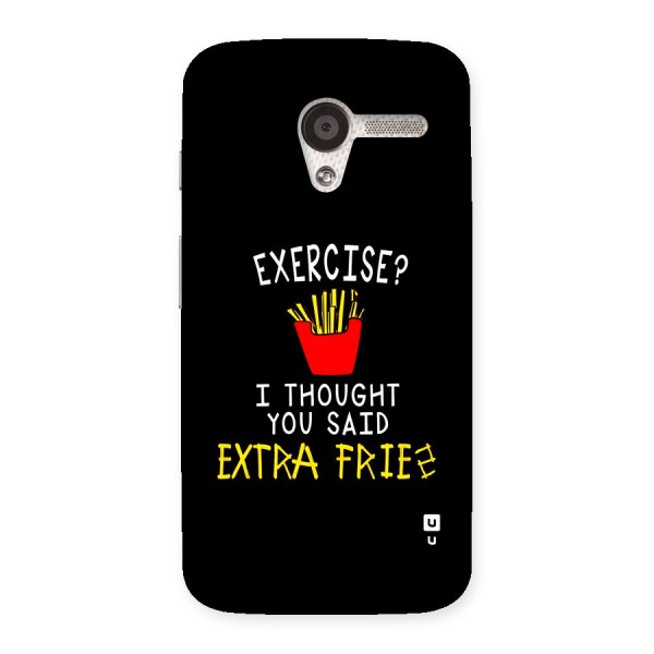 Extra Fries Back Case for Moto X