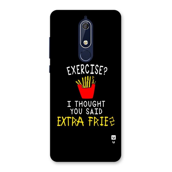 Extra Fries Back Case for Nokia 5.1