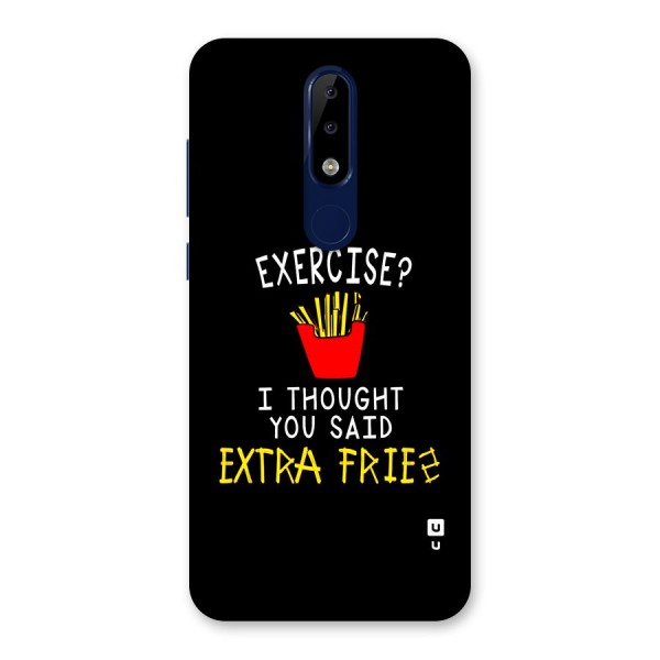 Extra Fries Back Case for Nokia 5.1 Plus