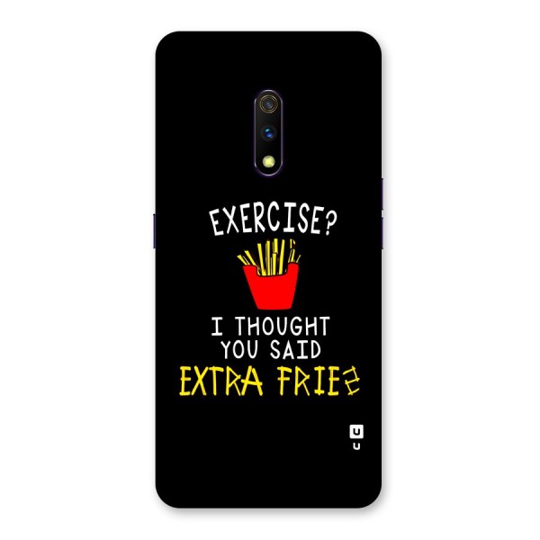 Extra Fries Back Case for Realme X