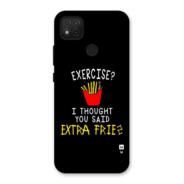 Extra Fries Back Case for Redmi 9