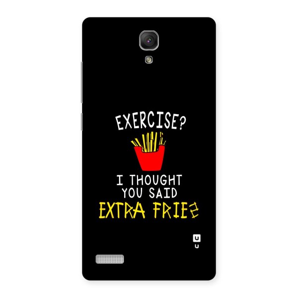 Extra Fries Back Case for Redmi Note