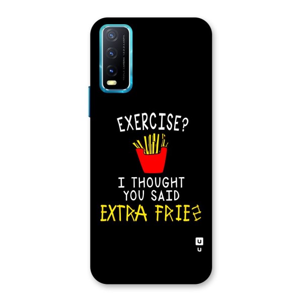 Extra Fries Back Case for Vivo Y12s