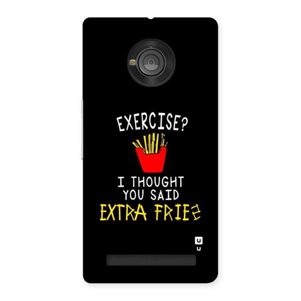 Extra Fries Back Case for Yuphoria