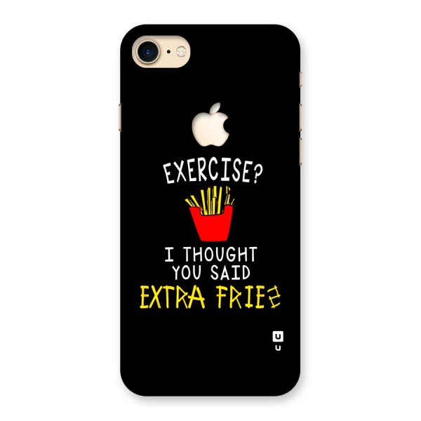 Extra Fries Back Case for iPhone 7 Apple Cut