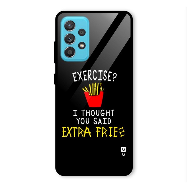 Extra Fries Glass Back Case for Galaxy A52s 5G