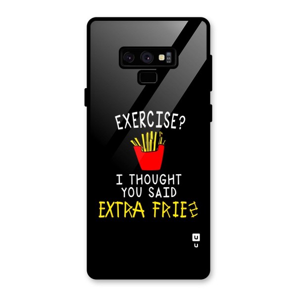 Extra Fries Glass Back Case for Galaxy Note 9