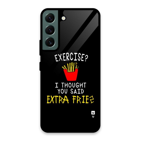 Extra Fries Glass Back Case for Galaxy S22 5G