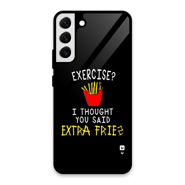 Extra Fries Glass Back Case for Galaxy S22 Plus 5G