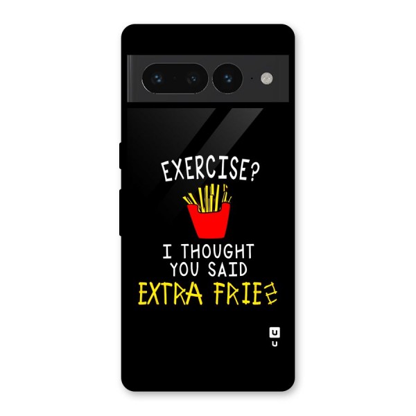 Extra Fries Glass Back Case for Google Pixel 7 Pro