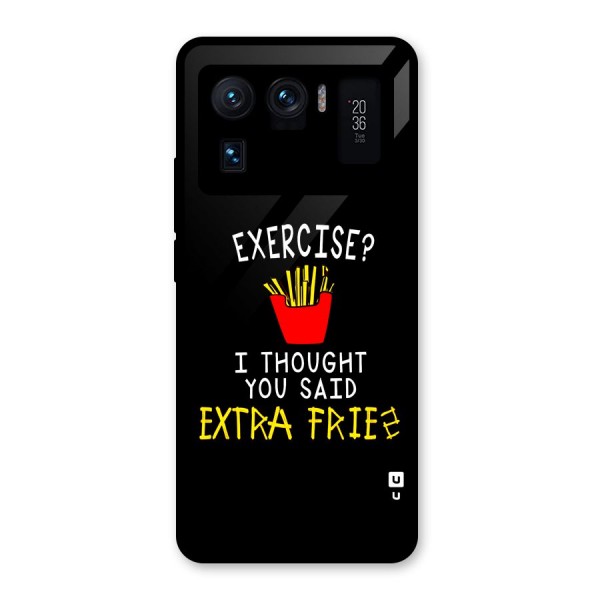 Extra Fries Glass Back Case for Mi 11 Ultra