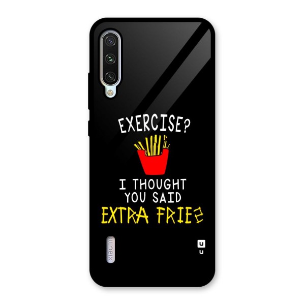 Extra Fries Glass Back Case for Mi A3