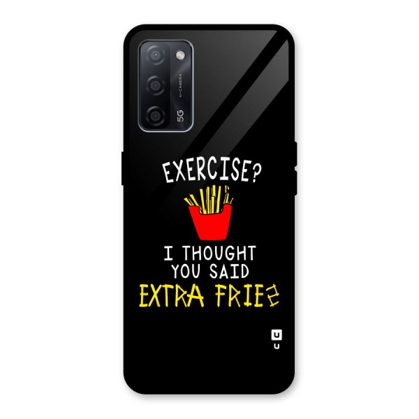 Extra Fries Glass Back Case for Oppo A53s 5G