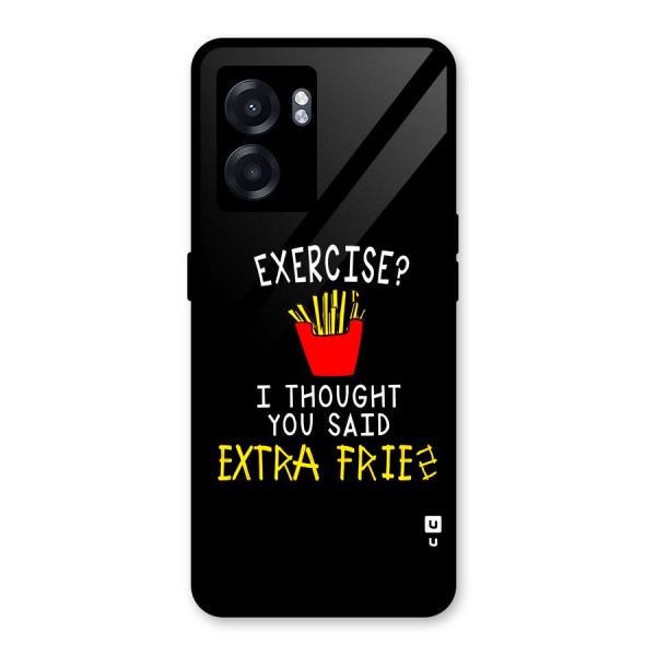 Extra Fries Glass Back Case for Oppo K10 (5G)