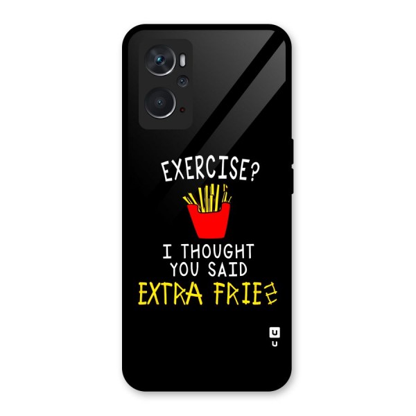 Extra Fries Glass Back Case for Oppo K10 4G