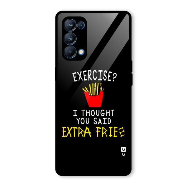 Extra Fries Glass Back Case for Oppo Reno5 Pro 5G