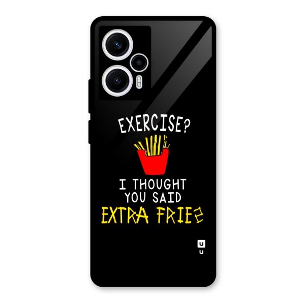 Extra Fries Glass Back Case for Poco F5