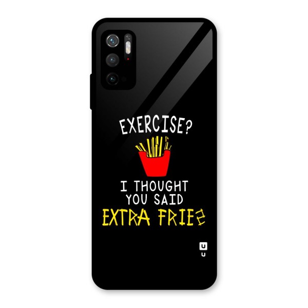 Extra Fries Glass Back Case for Poco M3 Pro 5G