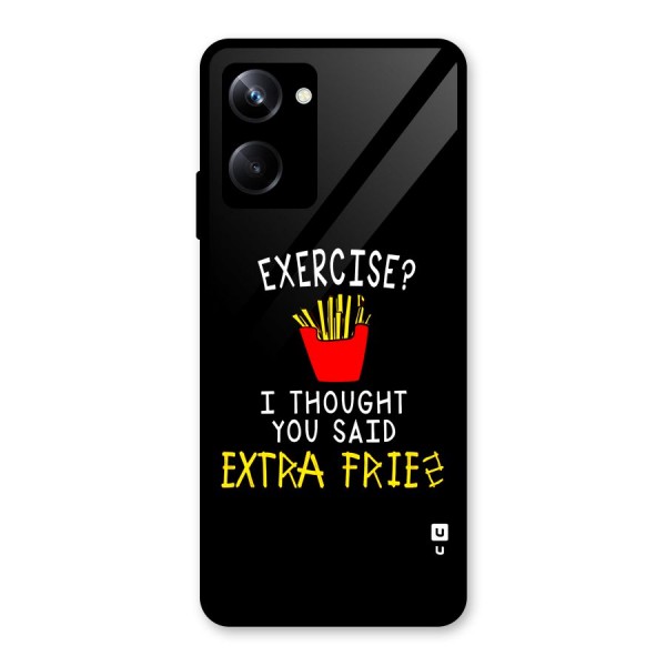 Extra Fries Glass Back Case for Realme 10 Pro